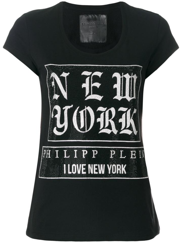 Philipp Plein New York Printed T-shirt - Black