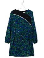 Kenzo Kids Floral Print Dress, Girl's, Size: 16 Yrs, Green