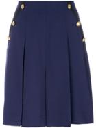 Lanvin Pleated Nautical Shorts - Blue