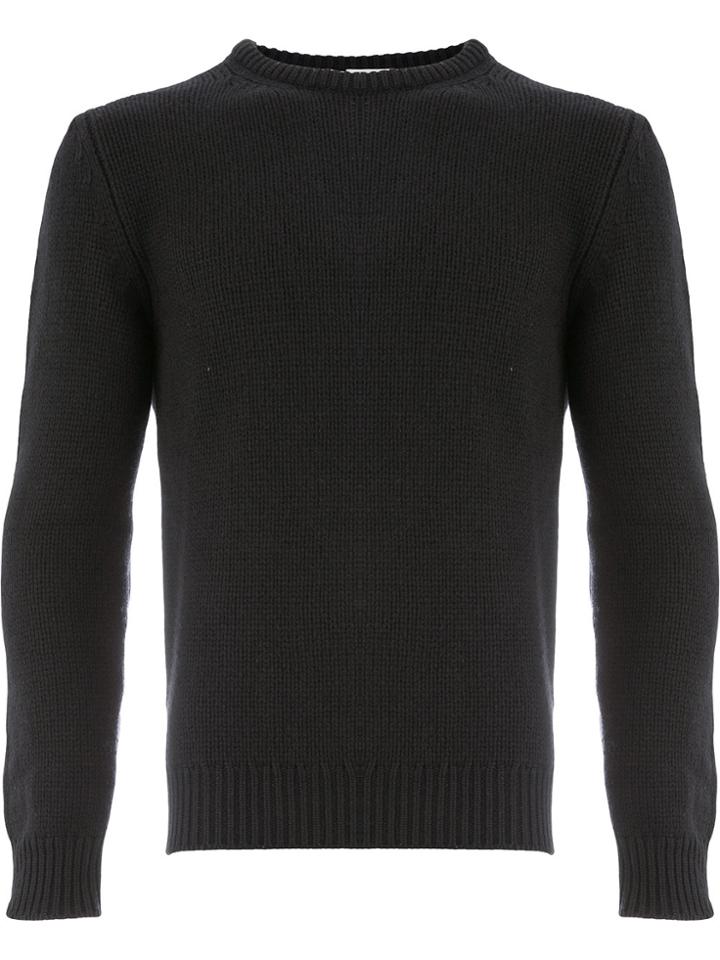 Saint Laurent Knitted Jumper - Black