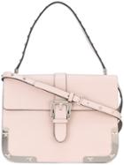 Red Valentino - Star Detail Shoulder Bag - Women - Calf Leather - One Size, Pink/purple, Calf Leather