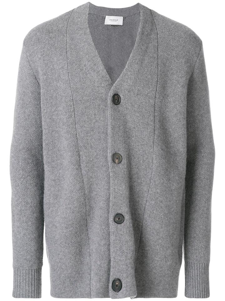 Pringle Of Scotland Relaxed V-neck Cardigan - Grey