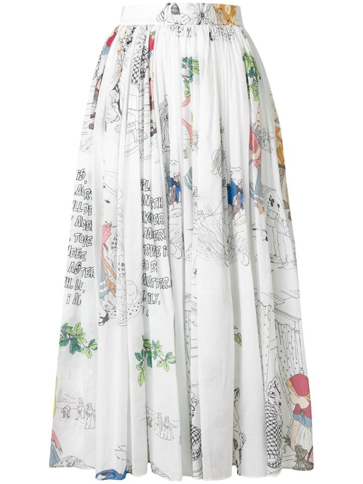 Scrambled Ego Fairy Tales Skirt - White