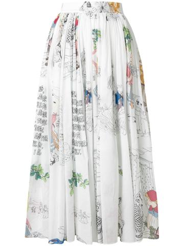 Scrambled Ego Fairy Tales Skirt - White