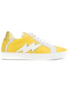 Zadig & Voltaire Flash Sneakers - Yellow & Orange