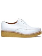 Swear Nina 5 Derby Shoes, Women's, Size: 41, White, Leather/rubber
