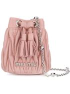 Miu Miu Miu Crystal Mini Bag - Pink