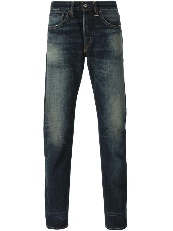 Simon Miller Stonewashed Jeans, Men's, Size: 29, Blue, Cotton