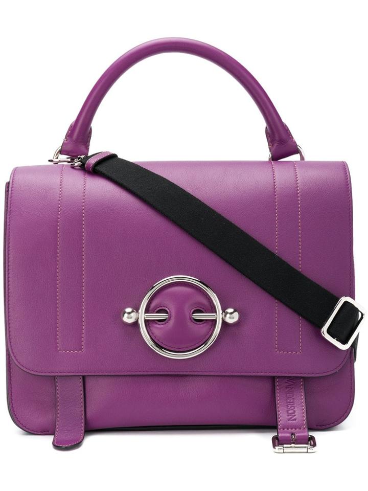 Jw Anderson Disc Satchel - Pink & Purple