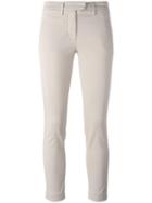 Dondup Cropped Trousers, Women's, Size: 25, Nude/neutrals, Cotton/spandex/elastane