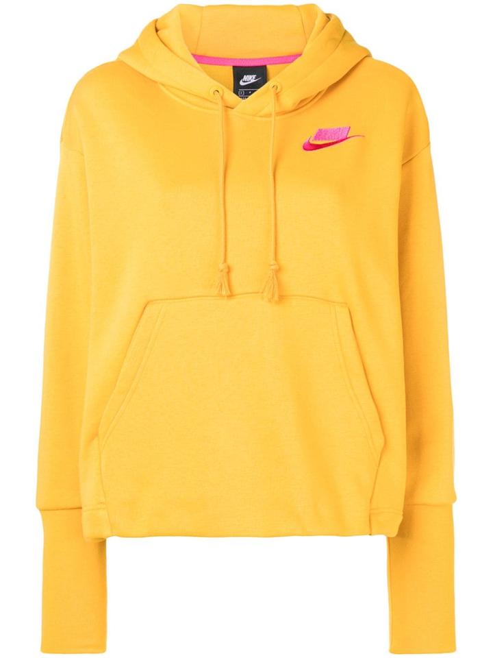 Nike Loose Fitted Hoodie - Yellow & Orange