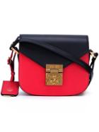 Mcm Colour Block Satchel Bag