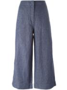 Dagmar 'florence' Denim Culottes, Women's, Size: 36, Blue, Cotton/linen/flax
