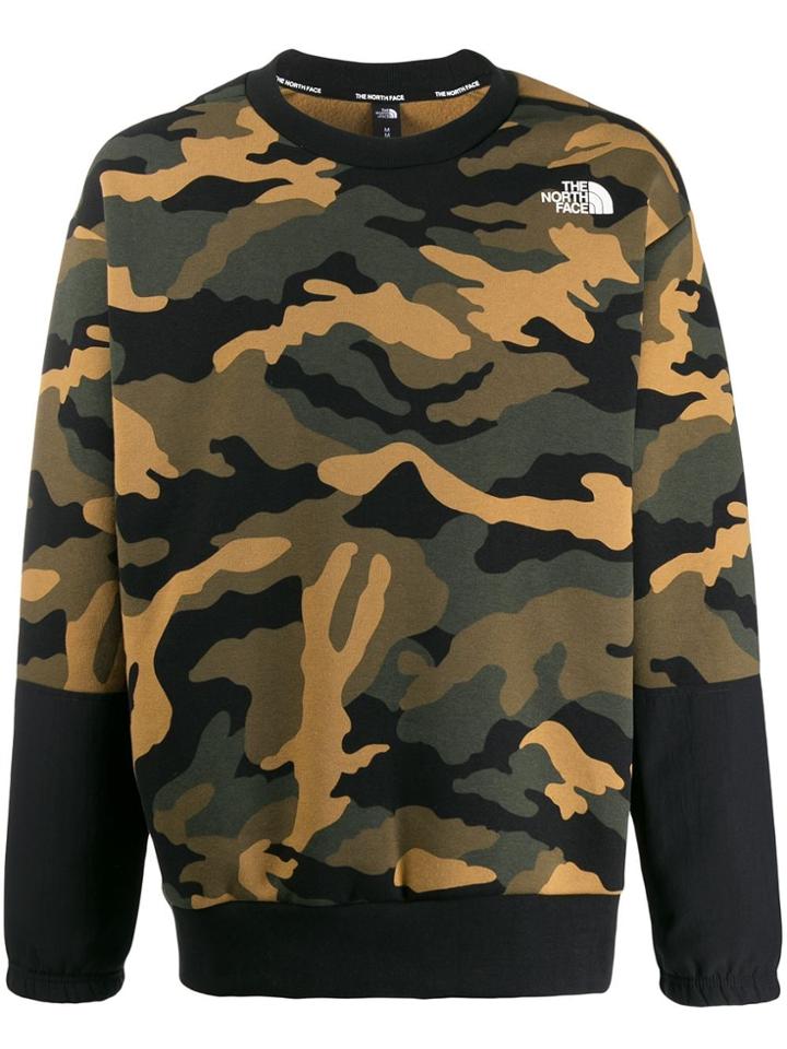 The North Face Camouflage Print Sweatshirt - Black