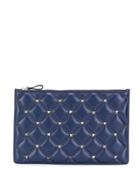 Valentino Valentino Garavani Candystud Pouch - Blue