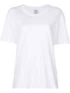 Closed Half Sleeve T-shirt - White