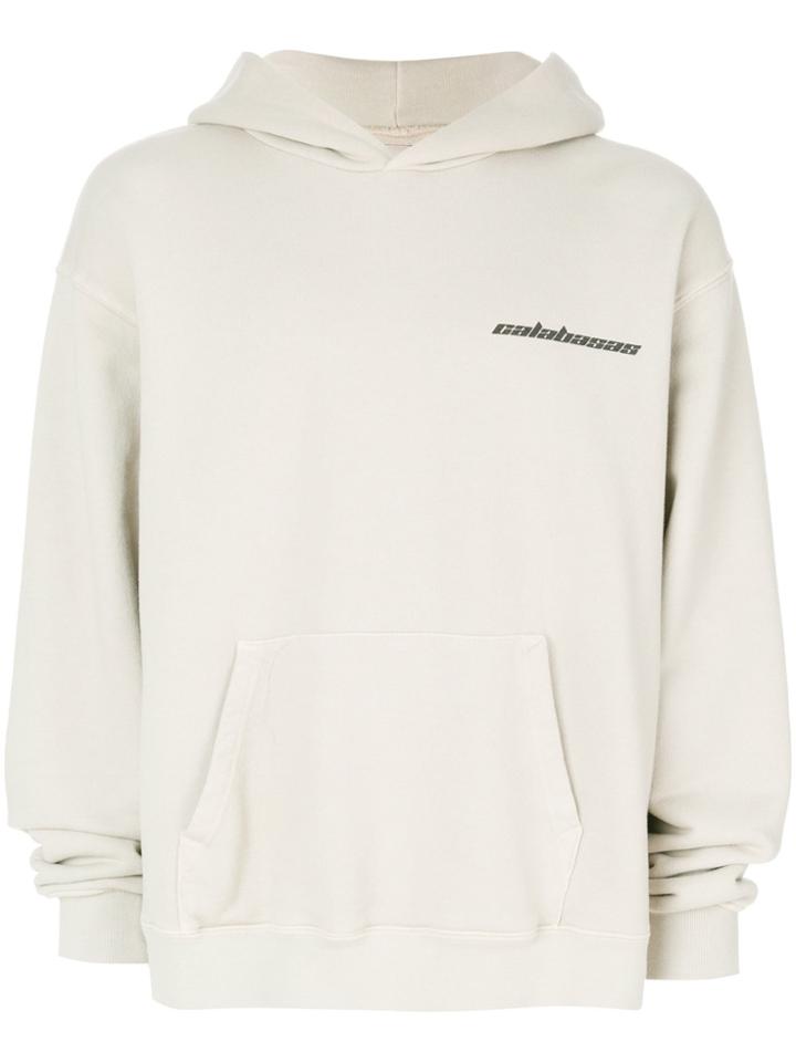 Yeezy Calabasas Print Hoodie - Nude & Neutrals