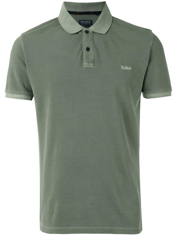 Woolrich - Classic Polo Shirt - Men - Cotton/elastodiene - Xl, Green, Cotton/elastodiene