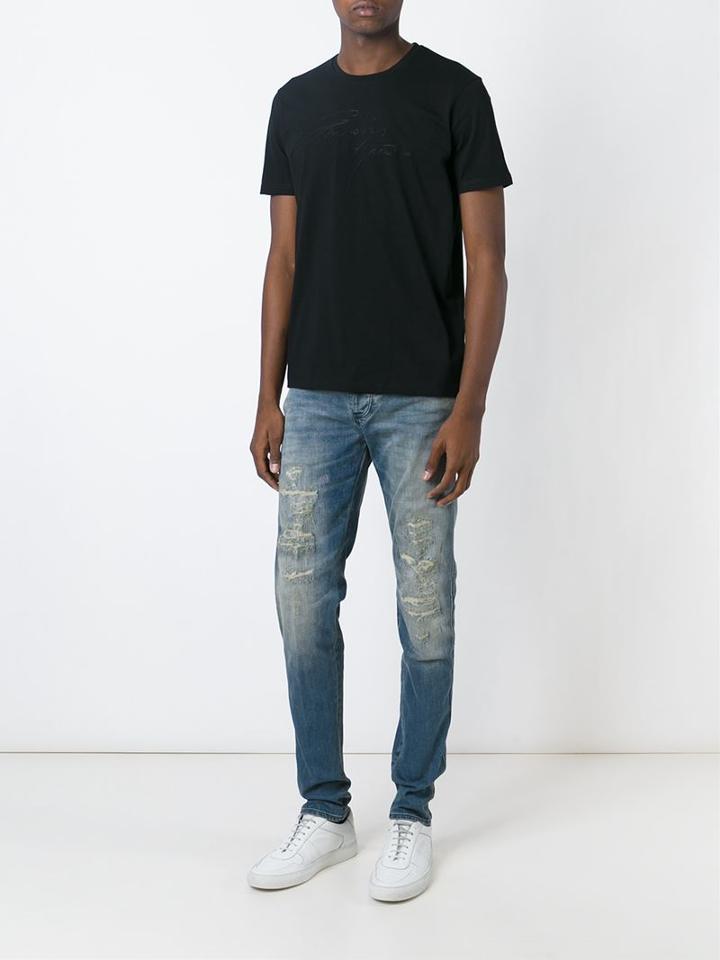 Emporio Armani Logo Round Neck T-shirt