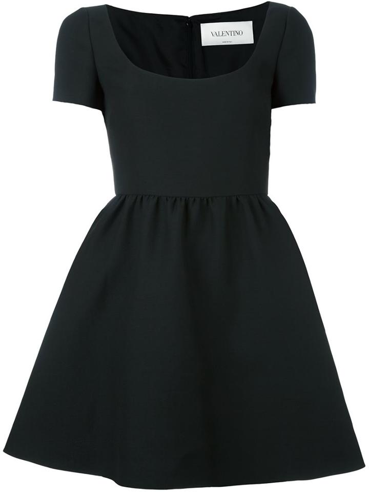 Valentino Scoop Neck Mini Dress