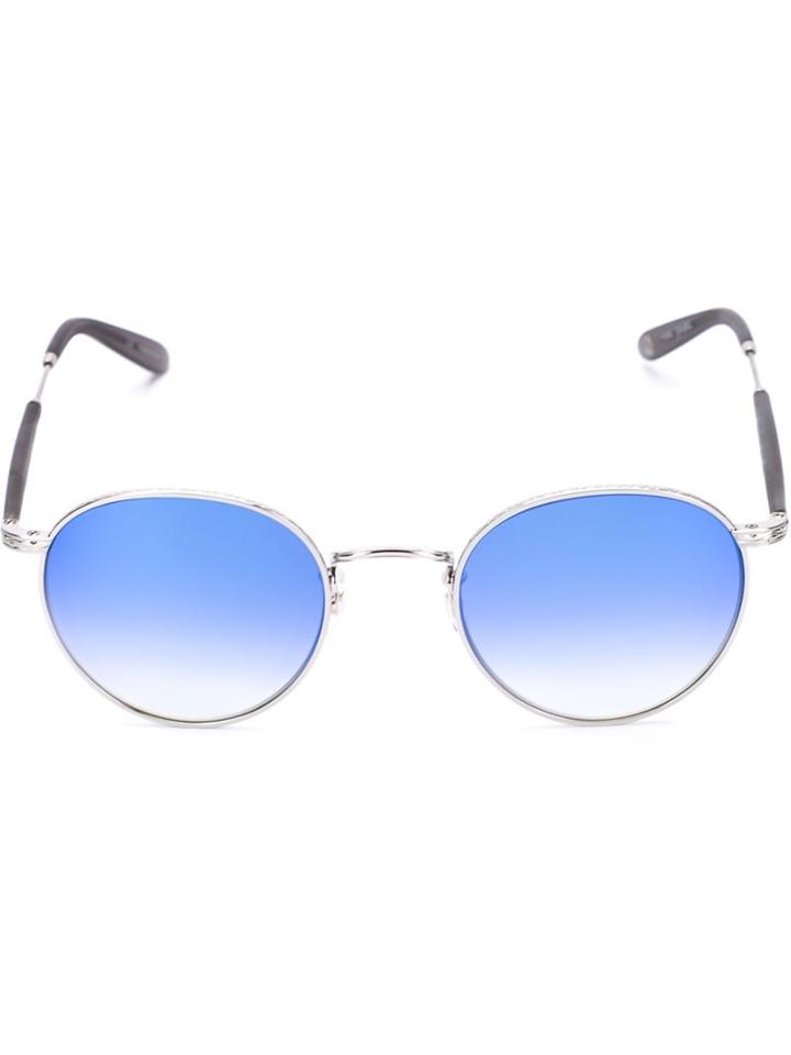 Garrett Leight Round Gradient Sunglasses