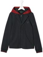 Emporio Armani Kids Teen Hooded Blazer - Blue