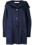 Marni Single Breasted Coat - Blue