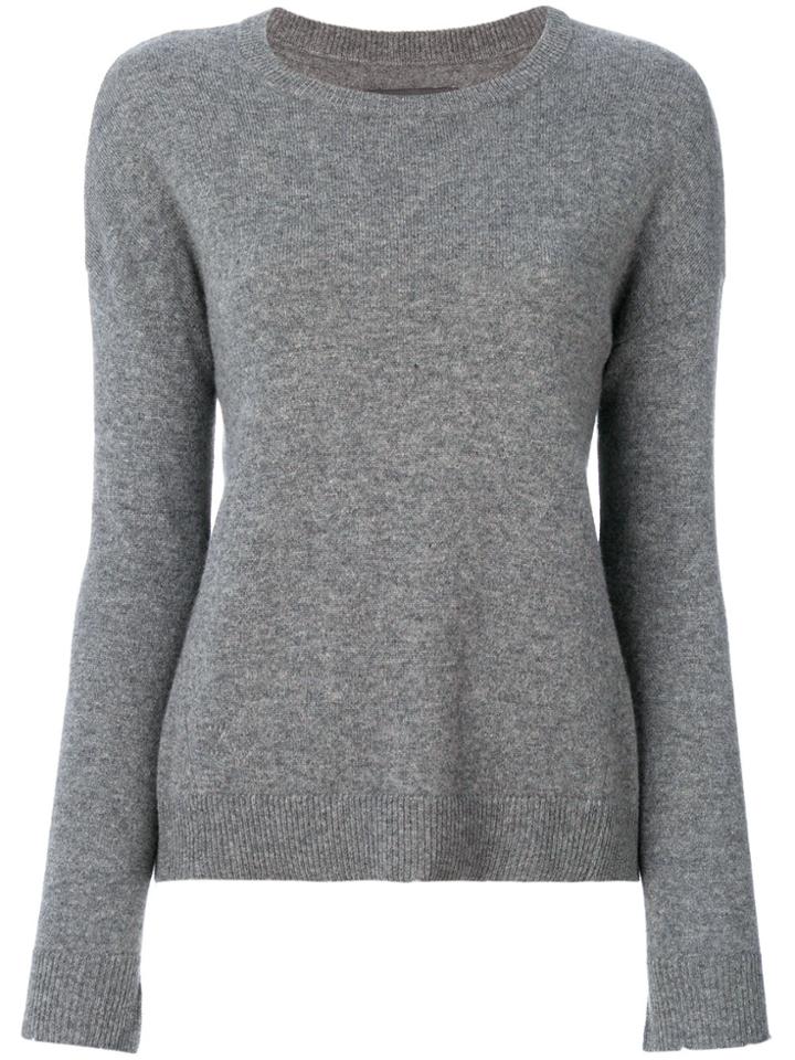 Zadig & Voltaire Cici Patch Jumper - Grey