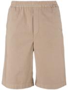 Msgm Chino Shorts, Men's, Size: 44, Nude/neutrals, Cotton/spandex/elastane
