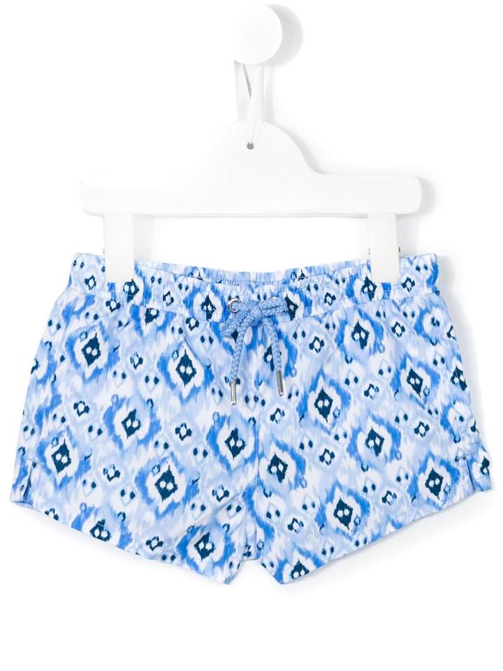 Sunuva - 'ikat' Swimshorts - Kids - Polyester - 5 Yrs, Blue