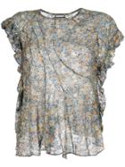 Isabel Marant Floral Ruffled Blouse - Multicolour