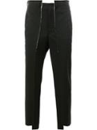 Comme Des Garçons Homme Plus Asymmetric Tailored Trousers, Size: Small, Black, Wool
