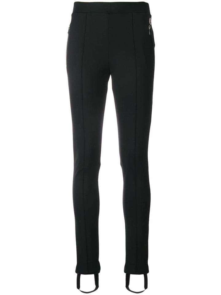 Moncler Skinny Stirrup Trousers - Black