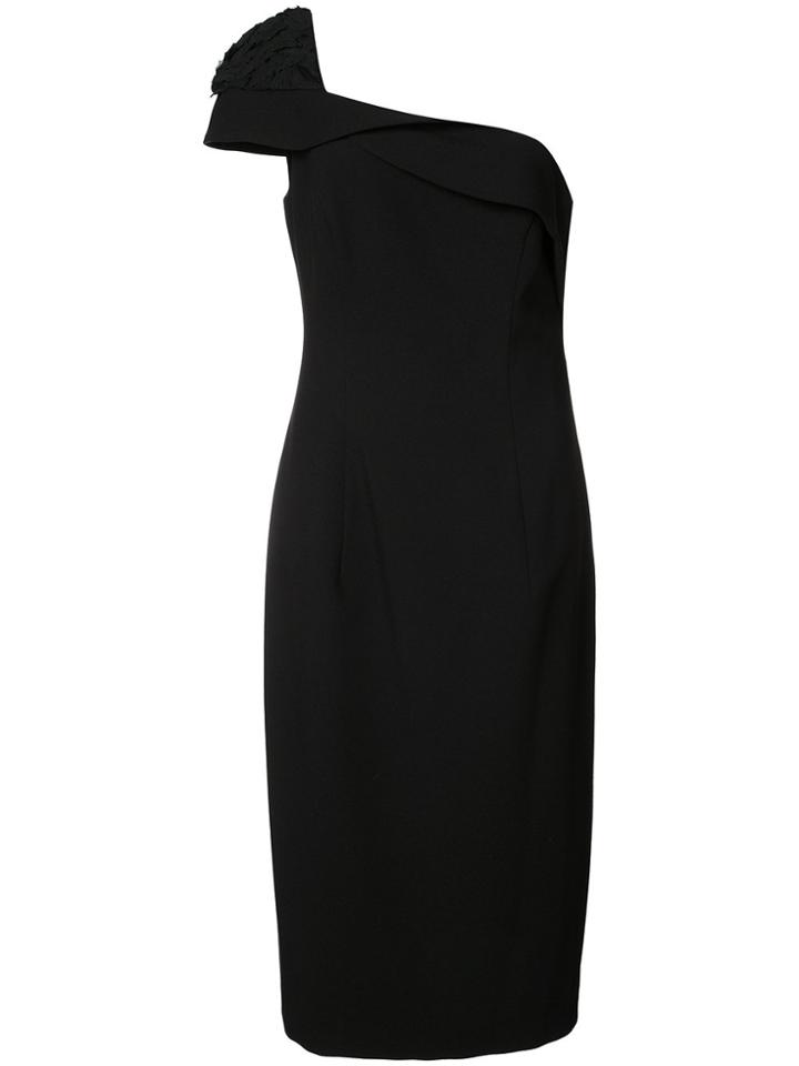 Black Halo One-shoulder Dress