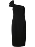 Black Halo One-shoulder Dress