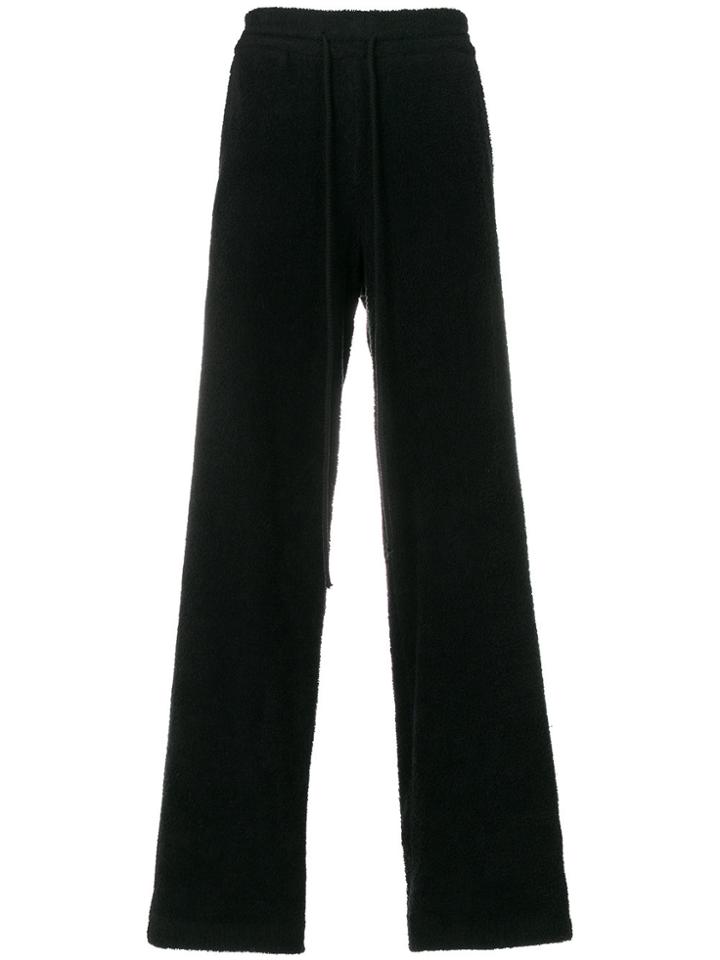 Inês Torcato Drawstring-waist Track Pants - Black