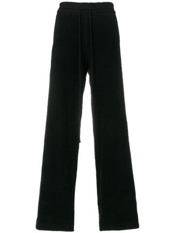 Inês Torcato Drawstring-waist Track Pants - Black