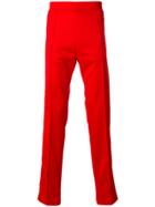 Maison Margiela Stripe Detail Track Pants - Red