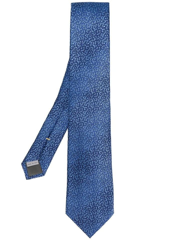Canali Textured Tie - Blue