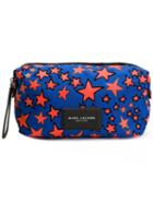 Marc Jacobs Large 'biker' Landscape Pouch, Women's, Blue, Calf Leather/polyester