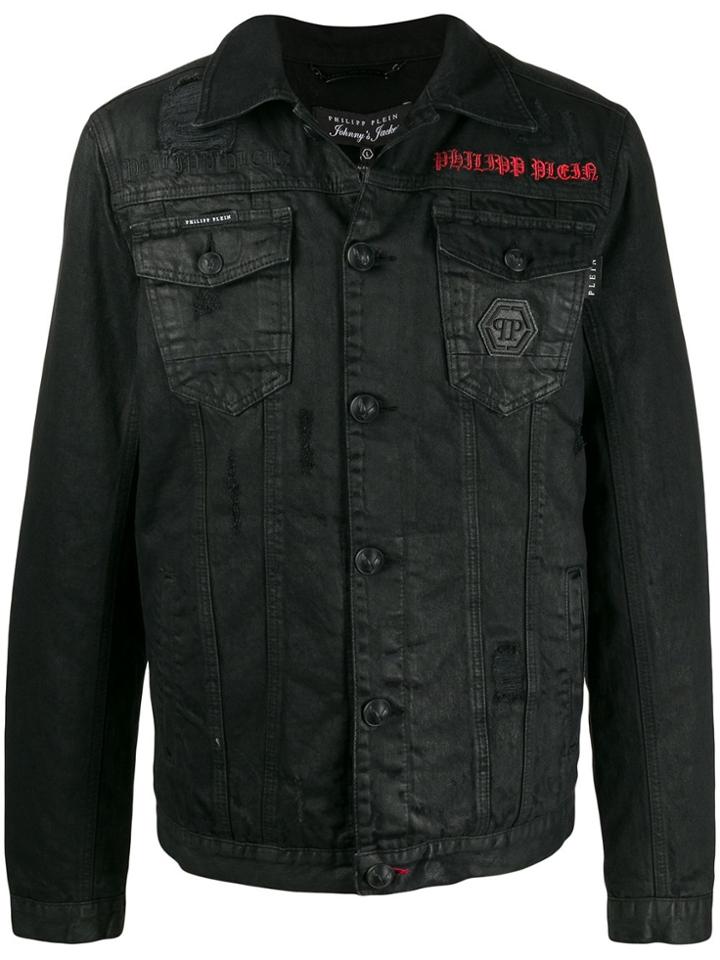 Philipp Plein Denim Jacket -75 Cowboy - Black
