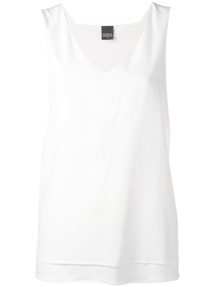 Lorena Antoniazzi - Classic Blouse - Women - Silk/polyamide/spandex/elastane - 42, White, Silk/polyamide/spandex/elastane
