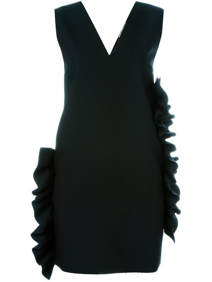 Msgm Ruffled Detailed Short Dress