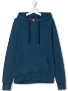 Sun 68 Kids Teen Kangaroo Pocket Hoodie - Blue