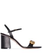 Gucci Marmont 75mm Sandals - Black