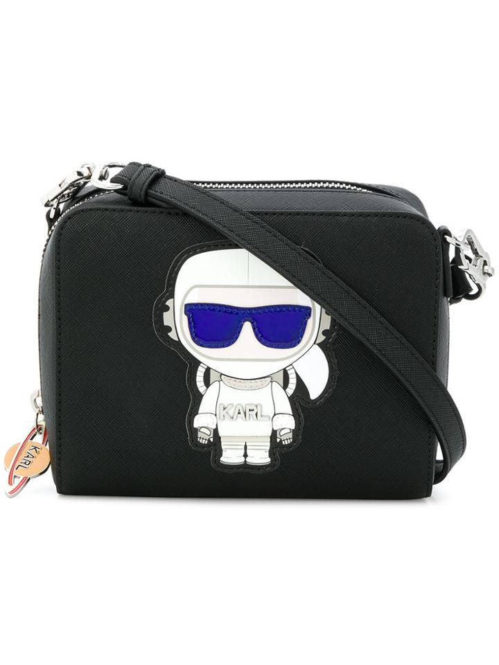 Karl Lagerfeld K/space 2-in-1 Cross Body Bag - Black