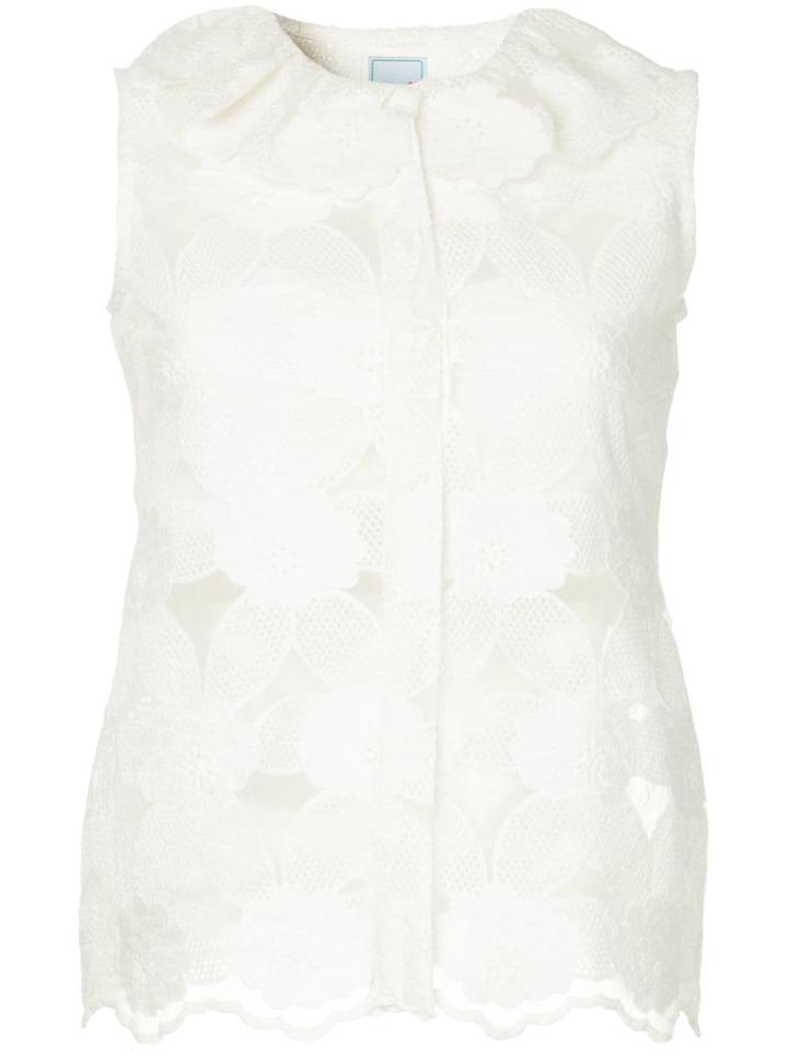 Bambah Mist Sleeveless Blouse - White