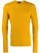 Drumohr Cable-knit Jumper - Yellow