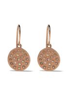 Brooke Gregson 14kt Rose Gold Mini Mars Diamond Earrings