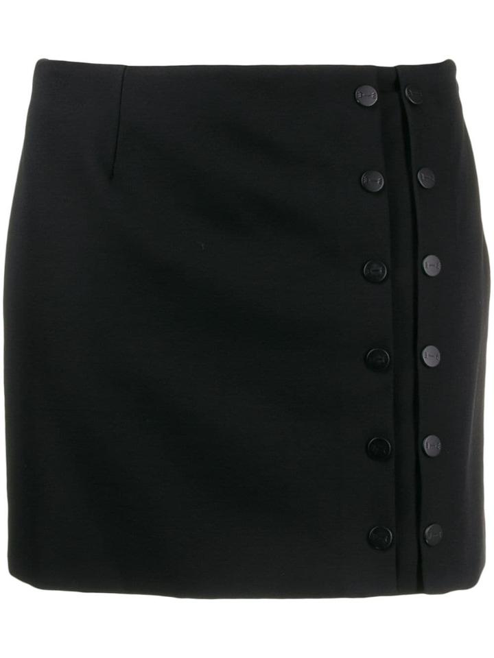 Artica Arbox Buttoned Mini Skirt - Black